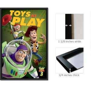 Framed Toy Story 3 Poster Trio Toys At Play Fr6197 