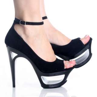   Futuristic Platform Stiletto High Heels Womens Shoes Size 8.5  