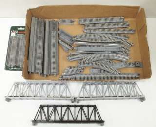 Kato N Scale Straight & Curved Track Sections & Bridges (20+) EX+ 