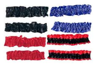 Old Fashioned Garter Flapper Arm Bands Set Different Colors  