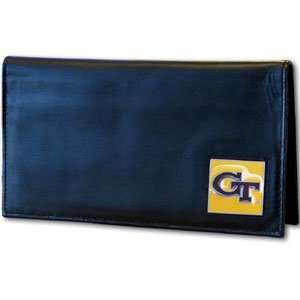 Georgia Tech Yellow Jackets Deluxe Executive Leather Checkbook Cover 