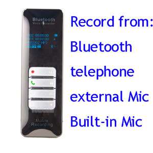   recorder Dictaphone Wireless Bluetooth Cell Phone Record  player