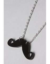Accessories Boutique The Mustache Necklace in Black,Jewelry for Women