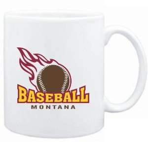 Mug White  BASEBALL FIRE Montana  Usa States  Sports 
