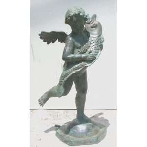 Metropolitan Galleries SRB53078 Cupid with Fish Water 