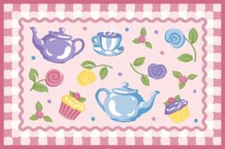 Tea Party by Olive Kids 19 x 29 Area Rug  