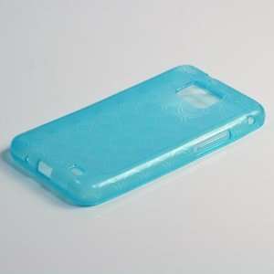  Crystal Clear Circle Style Light Blue Soft TPU Protective 