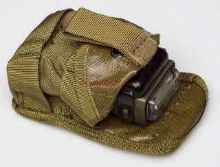 MS 2000 strobe pouch Tan / Coyote with MOLLE,  