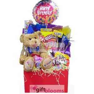  Birthday Bear Candy Basket