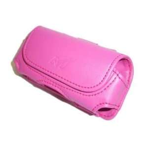  Leather Side Case Pouch with Belt Clip for Sanyo Pro 200 / Samsung 