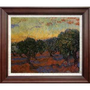    Vincent Van Gogh Olive Grove Orange Sky 