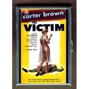  CARTER BROWN AL WHEELER SEXY PULP ID CREDIT CARD CASE 