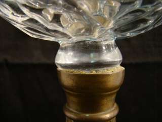 Antique 19thC Victorian PRESSED Pattern GLASS OLD Parlor OIL LAMP 