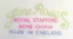 June Roses Sweetmeat Candy Dish Bone China Bowl  