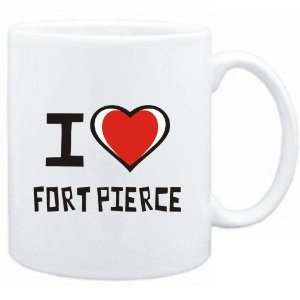  Mug White I love Fort Pierce  Usa Cities Sports 