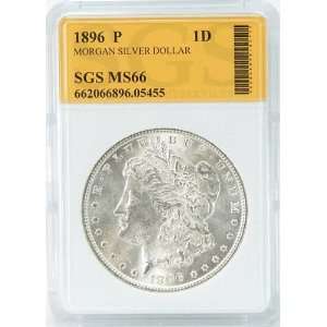  1896 P MS66 Morgan Silver Dollar Graded by SGS: Everything 