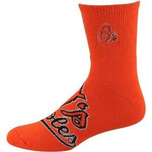  MLB Baltimore Orioles 2012 Big Logo Sock   Orange: Sports 