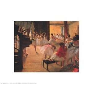 Ballet School   Poster by Edgar Degas (20x16) 