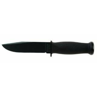 Ka Bar Short Black Tanto Knife 