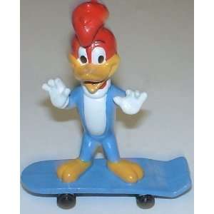    Vintage Pvc Figure  Woody Woodpecker Skateboard Toys & Games