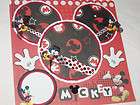 Disney Mickey Mouse Premade Scrapbook Page by KARI