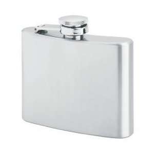  Maxam® 4oz Stainless Steel Hip Flask with Screw Down Cap 