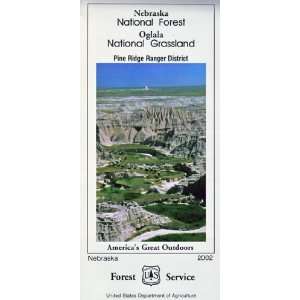 Nebraska & Oglala National Grasslands Map   Waterproof  
