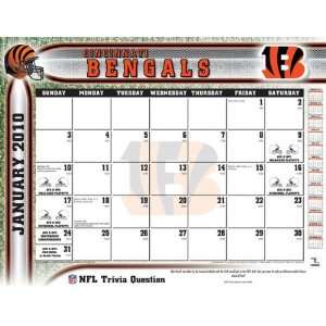  Cincinnati Bengals 2010 22x17 Desk Calendar Sports 