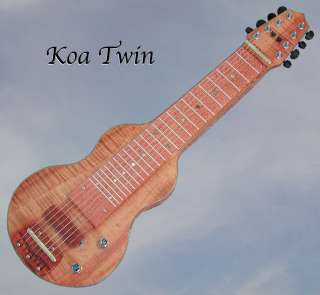 Lap Steel Guitar Identical Twin KOA S8 GeorgeBoards !!   Must Be Sold 