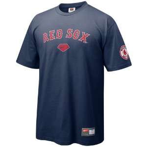 Boston Red Sox Nike Youth Team Navy Practice Short Sleeve:  