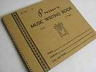 Vintage Pressers Music Writing Book Music Note Score Notebook
