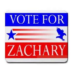  VOTE FOR ZACHARY Mousepad