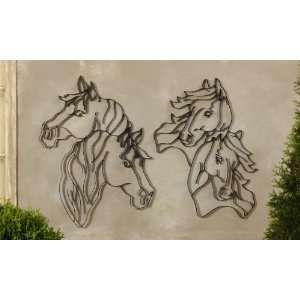  Wall Art Decor Horse Head Design Wall Plaques Sallions and 