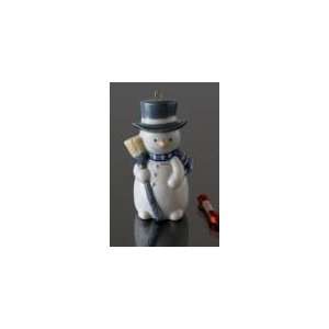  1999 Royal Copenhagen Porcelain Snowman Figurine Ornament 
