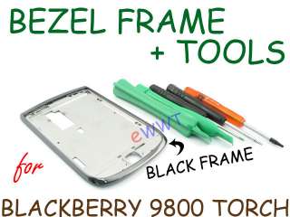 for Blackberry 9800 Torch Front Frame Bezel Repair Part  