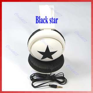 DJ Stereo Mix Style Star Headphone Hiphop Mp3 Mp4 White  