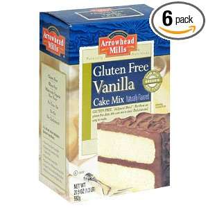 Arrowhead Mills Gluten Free Vanilla Cake Mix, 20.9 Ounce Units (Pack 