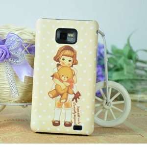   Girl for Samsung Galaxy SII I9100 White Cell Phones & Accessories