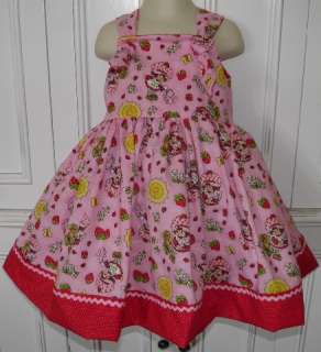 Strawberry Shortcake Boutique Girls Dress Size 2T 3T 4T 5 6  