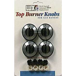 Lux Replacement Range Knob Oven Gas   Black 
