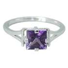 Diamond Me 3/5 Carat Princess Cut Solitaire Diamond Wedding Ring Set 