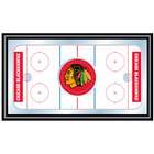 Trendy Best Quality NHL Chicago Blackhawks Framed Hockey Rink Mirror 