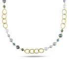  com multi colored fw pearl oval link necklace 6