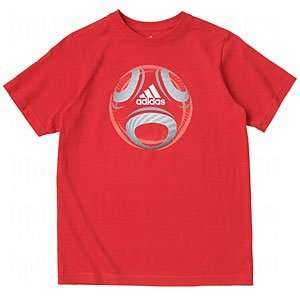  adidas Youth Tri Ball Jersey T Shirts Red/X Large Sports 