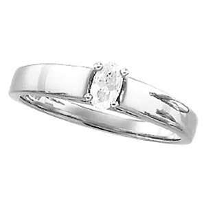  Platinum Oval Cut Diamond Solitaire Engagement Ring   0.25 