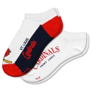   St. Louis Cardinals Mens No Show Socks (2 Pack)