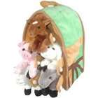 Unipak Barn Animals Stuffed Plush Toy Set