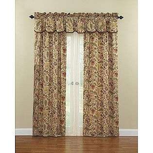 Imperial Dress Antique 42x84 Rod Pocket Curtain Panel with Tieback 
