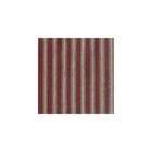 Patch Magic Deep Red with Tan Stripes Window Curtain