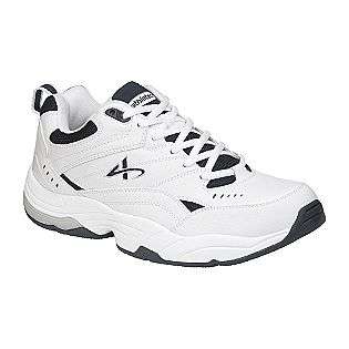   Leather Lace Up Jogger WW   White  Athletech Shoes Mens Athletic
